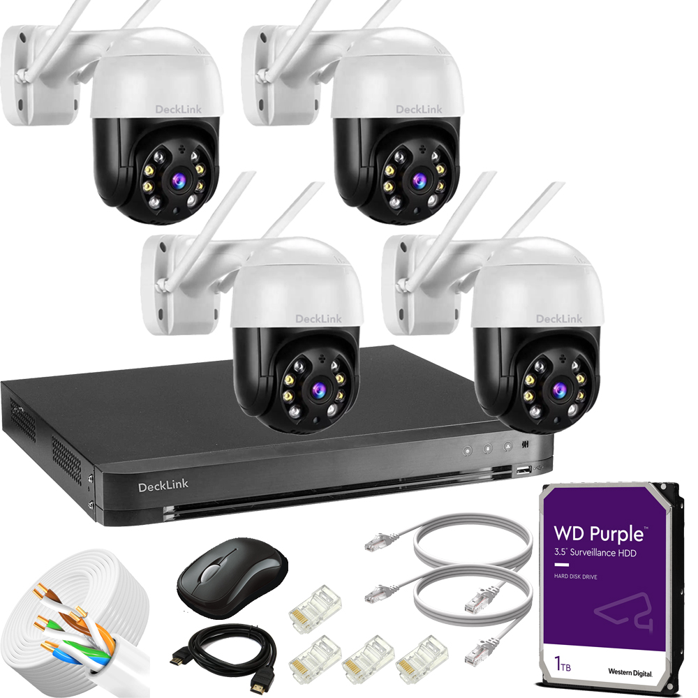 ip cctv camera full set
