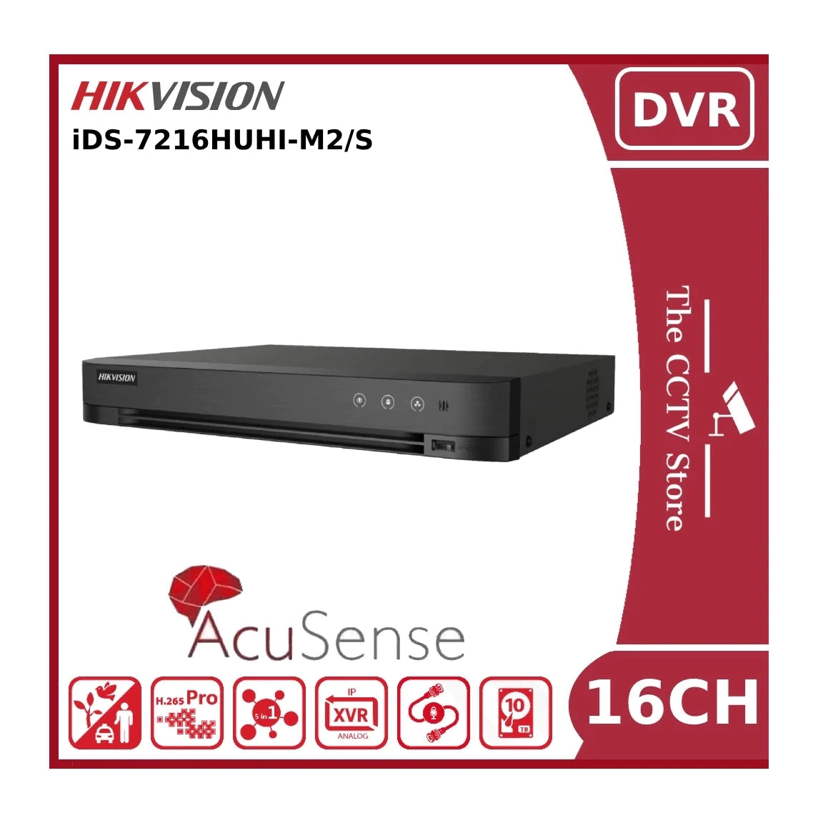 16 channel dvr hikvision 5mp